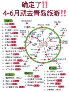 青岛旅游景点地图全图？青岛旅游地图 景点？  第1张