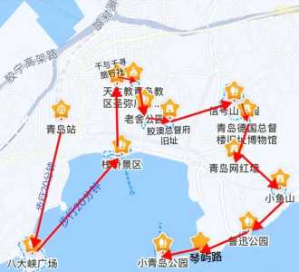 青岛景点地图分布图高清,青岛景点地图分布图高清大图 第4张 青岛景点地图分布图高清,青岛景点地图分布图高清大图 第4张