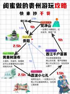 贵州省旅游地图景点，贵州省旅游景点地图全图高清版大图？  第2张