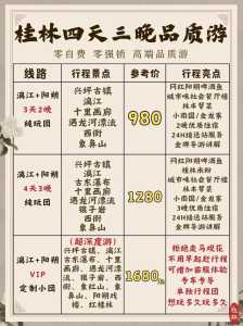 桂林旅游攻略必去景点门票费用,桂林旅游景点大全攻略自驾游 第2张 桂林旅游攻略必去景点门票费用,桂林旅游景点大全攻略自驾游 第2张