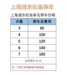 上海浦东机场停车场收费标准,浦东机场停车收费多少钱? 第5张 上海浦东机场停车场收费标准,浦东机场停车收费多少钱? 第5张