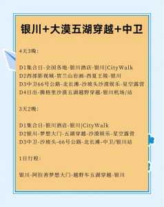 宁夏中卫旅游攻略，宁夏中卫旅游攻略路线  第5张