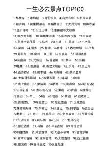 中国100个著名景点,中国10大著名景点 第1张 中国100个著名景点,中国10大著名景点 第1张