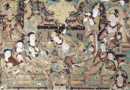 敦煌莫高窟壁画,敦煌莫高窟壁画雨中耕作图? 第1张 敦煌莫高窟壁画,敦煌莫高窟壁画雨中耕作图? 第1张