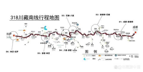 川藏318路线图,川藏318路线图有多长 第1张 川藏318路线图,川藏318路线图有多长 第1张