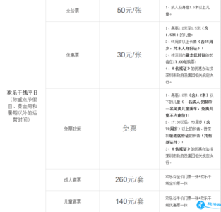 深圳欢乐谷门票费用表,深圳欢乐谷门票费用表最新? 第1张 深圳欢乐谷门票费用表,深圳欢乐谷门票费用表最新? 第1张