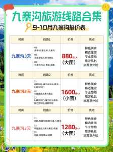 九寨沟三日游跟团费用,九寨沟三日游旅行团费用? 第3张 九寨沟三日游跟团费用,九寨沟三日游旅行团费用? 第3张