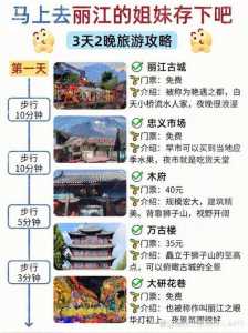 丽江5天自由行攻略,丽江5天游攻略? 第4张 丽江5天自由行攻略,丽江5天游攻略? 第4张