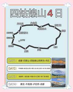 成都四姑娘山一日游?成都四姑娘山一日游路线图? 第3张 成都四姑娘山一日游?成都四姑娘山一日游路线图? 第3张