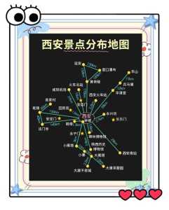 西安旅游景点分布图？西安旅游景点分布图高清？  第4张