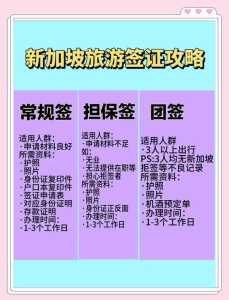 新加坡签证办理流程,新加坡签证办理流程及所需材料? 第4张 新加坡签证办理流程,新加坡签证办理流程及所需材料? 第4张